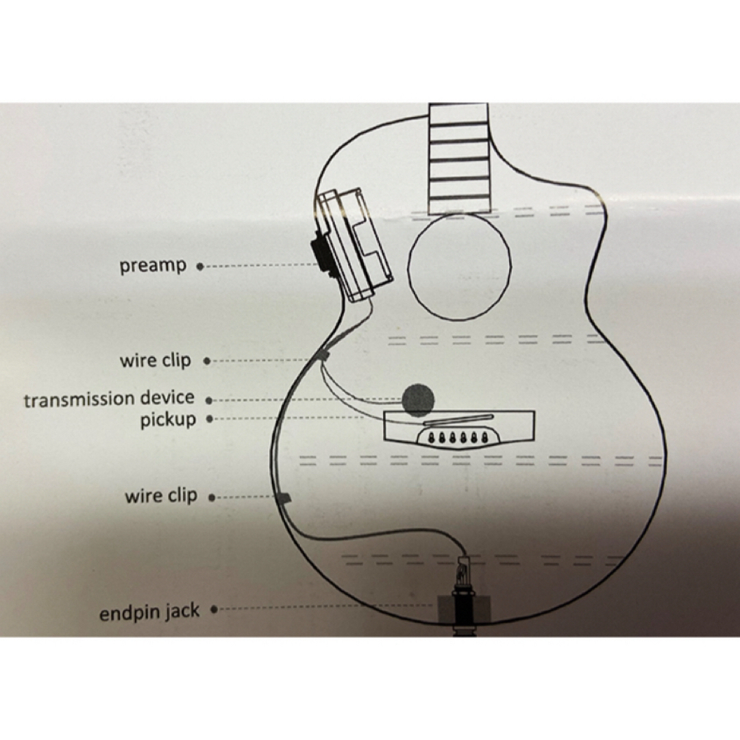 DOUBLE OS1 トランスピックアップ 楽器のギター(アコースティックギター)の商品写真