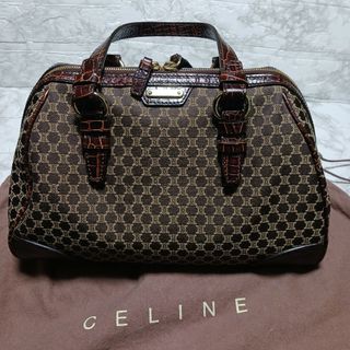 セリーヌ(celine)のCELINE　マカダム柄　バッグ(ハンドバッグ)