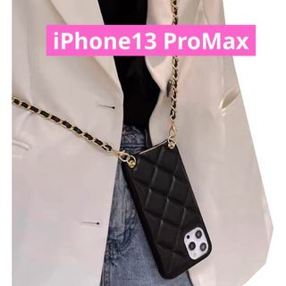 iPhone13 ProMaxスマホケース 韓国  スマホショルダー ストラップ(iPhoneケース)