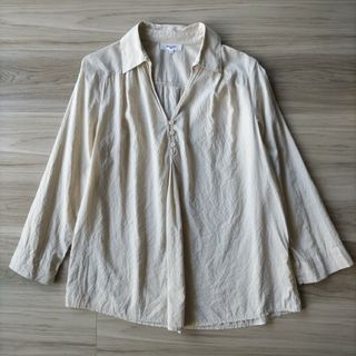 ナチュラルビューティーベーシック(NATURAL BEAUTY BASIC)の長袖 シャツ M ナチュラルビューティーベーシック(シャツ/ブラウス(長袖/七分))