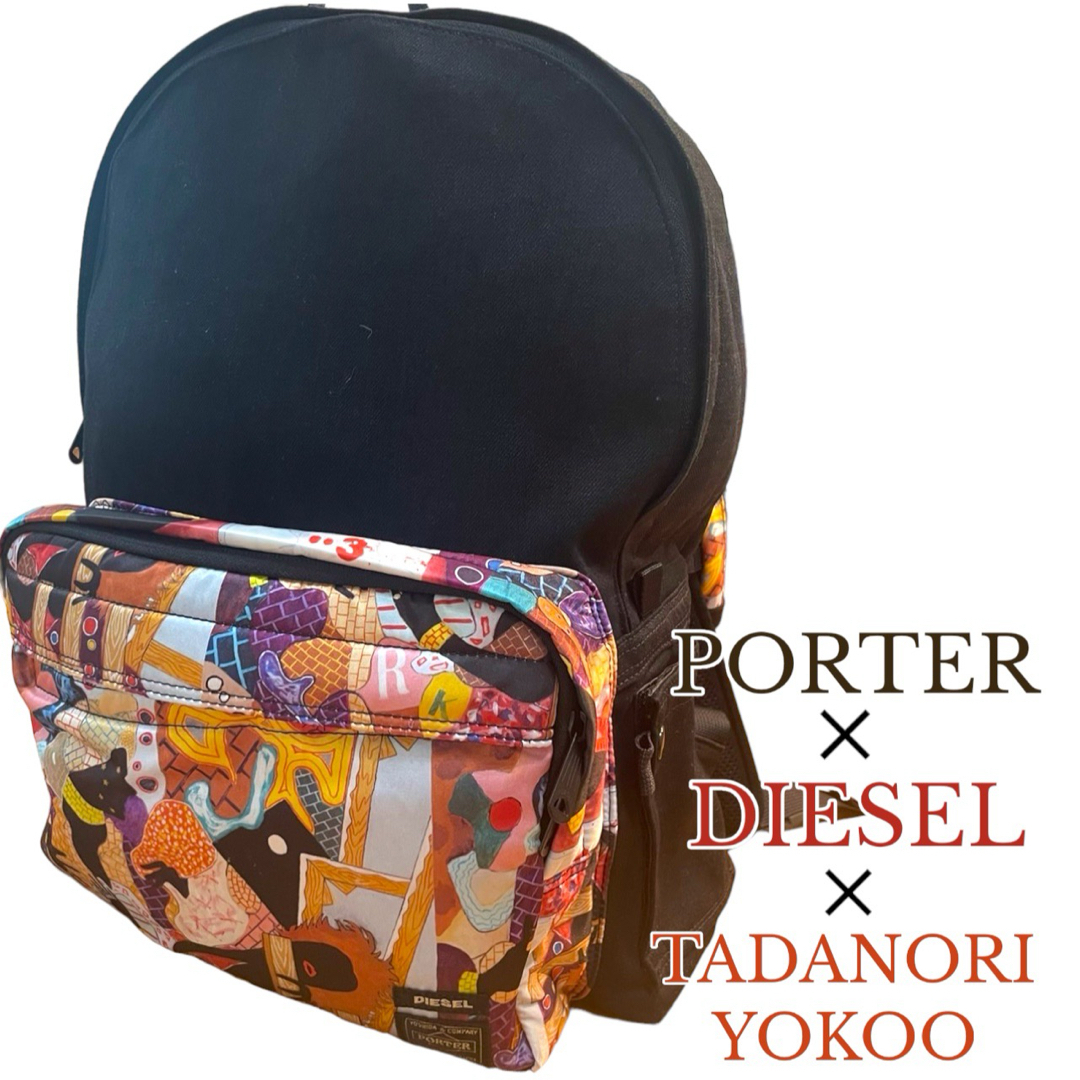 【PORTER×DIESEL】  横尾忠則 30周年コラボリュック　バッグ メンズのバッグ(バッグパック/リュック)の商品写真