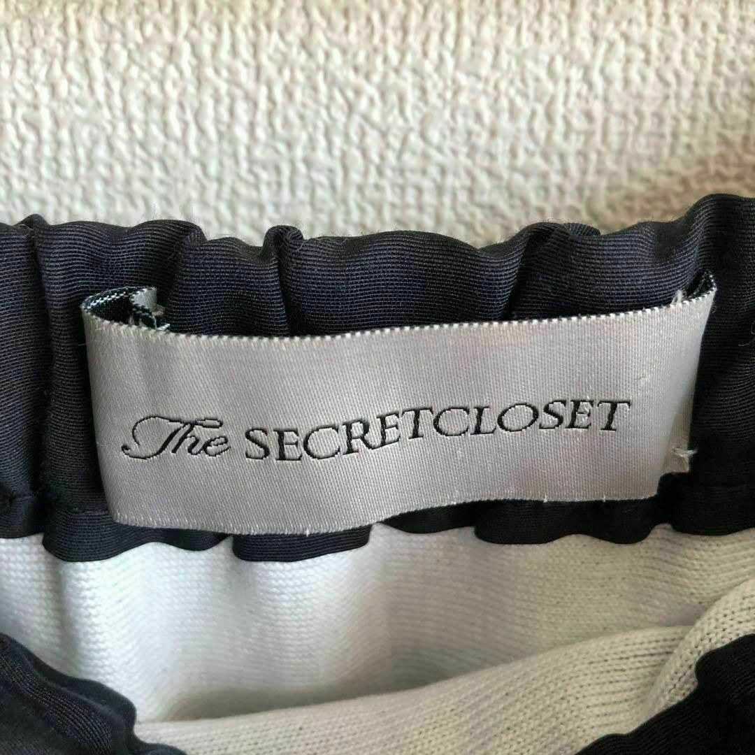 THE SECRETCLOSET ザシークレットクロゼット　スカート　黒　1 M レディースのスカート(ひざ丈スカート)の商品写真