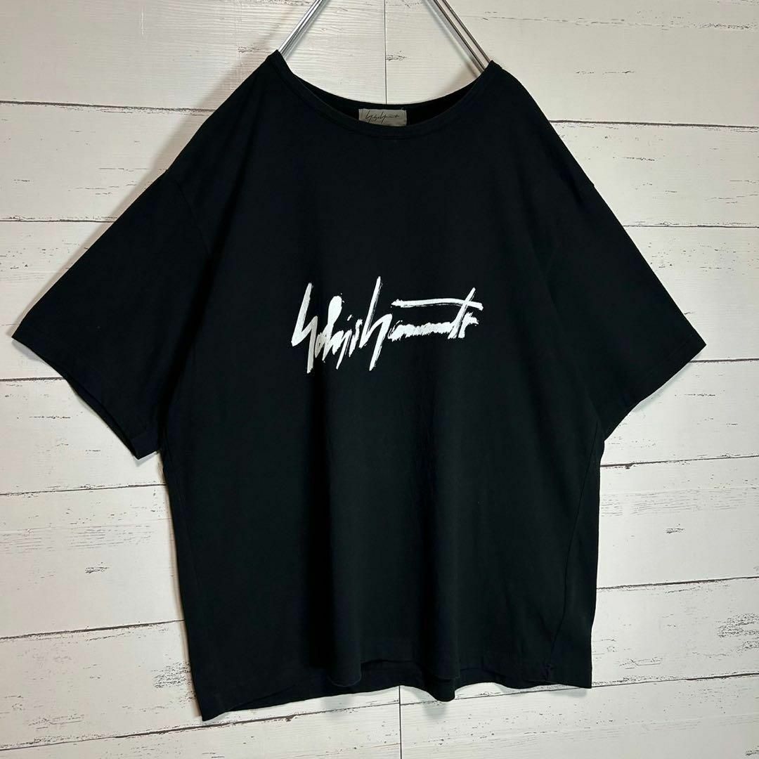 Yohji Yamamoto(ヨウジヤマモト)の【限定コラボ】ヨウジヤマモト×スーサイドスクワット☆両面ロゴ 希少 Tシャツ メンズのトップス(Tシャツ/カットソー(半袖/袖なし))の商品写真