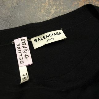 Balenciaga - バレンシアガ ニットワンピース◇ブラック Sサイズ相当