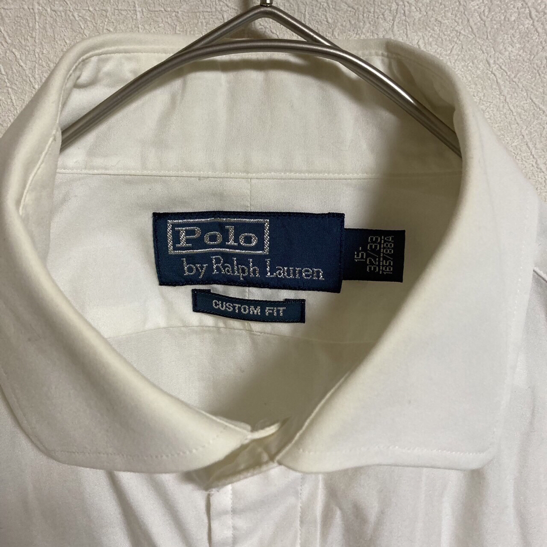 POLO RALPH LAUREN(ポロラルフローレン)のPOLO RALPHLAUREN ワイドカラー　ドレスシャツ　長袖　ワイシャツ メンズのトップス(シャツ)の商品写真