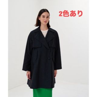 ランバン(LANVIN)のメモリーグログランミドルトレンチコート(トレンチコート)