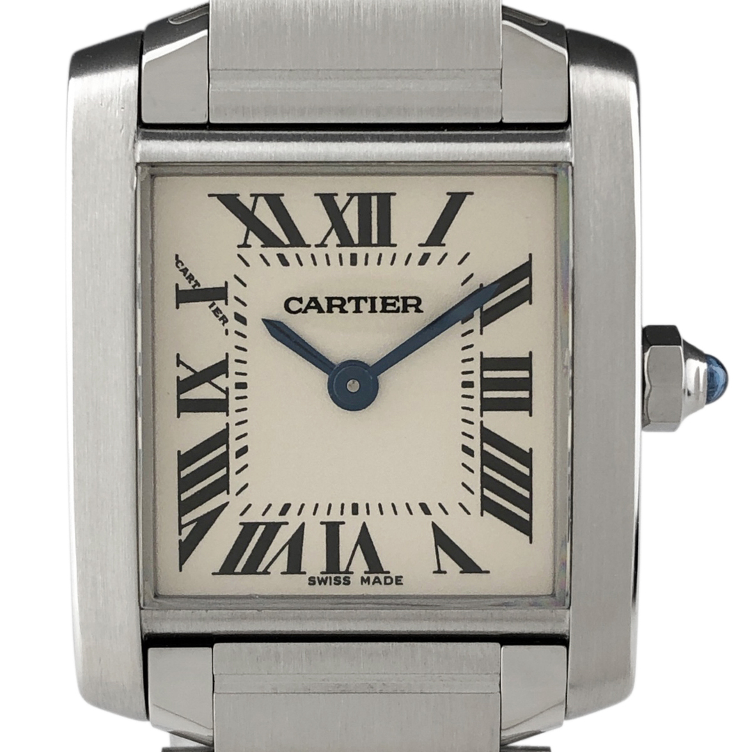 Cartier(カルティエ)のカルティエ タンクフランセーズ SM W51008Q3 クォーツ レディース 【中古】 レディースのファッション小物(腕時計)の商品写真