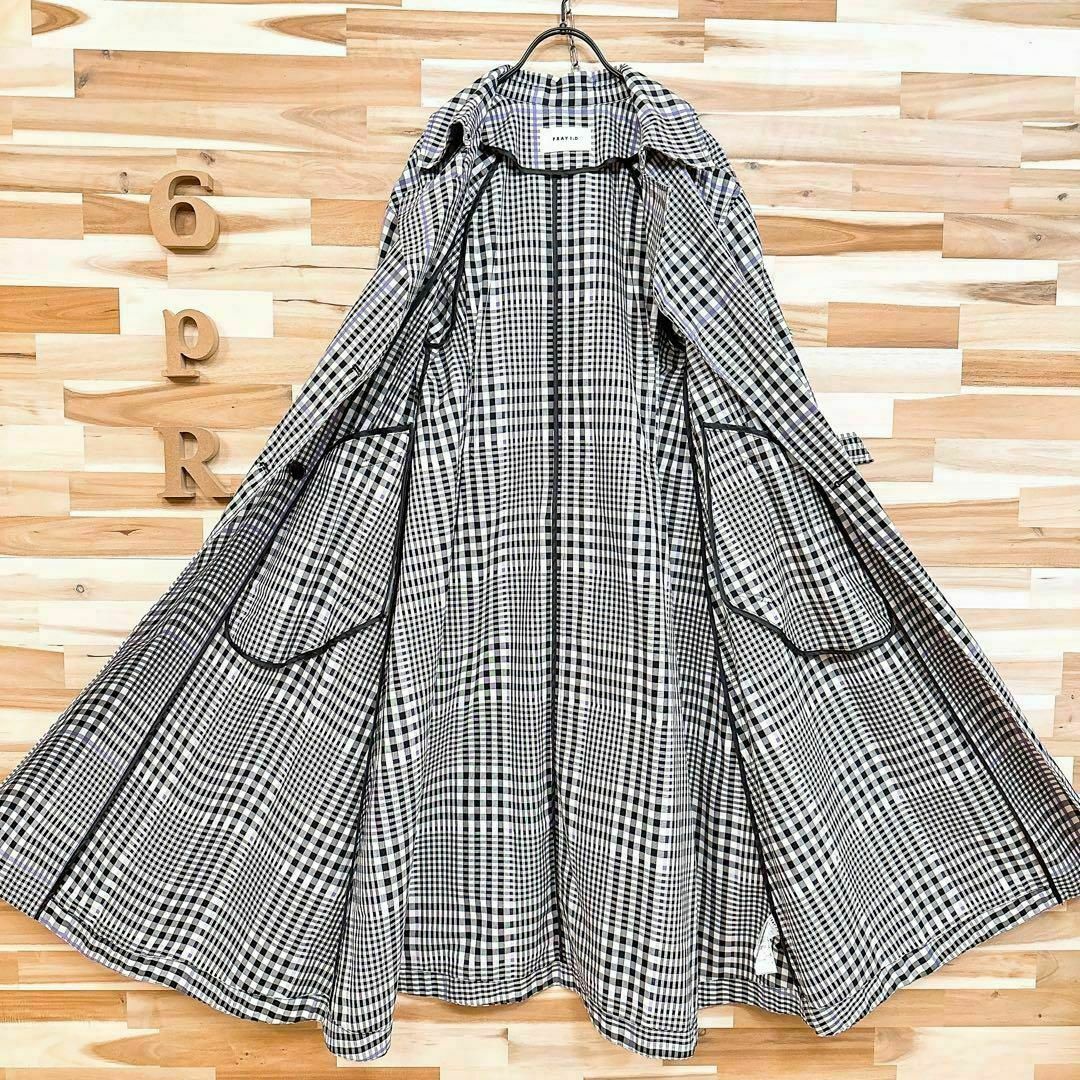 FRAY I.D - 美品【フレイアイディー】ギンガムチェック フレア FRAY I.D - 美品【フレイアイディー】ギンガムチェック フレア