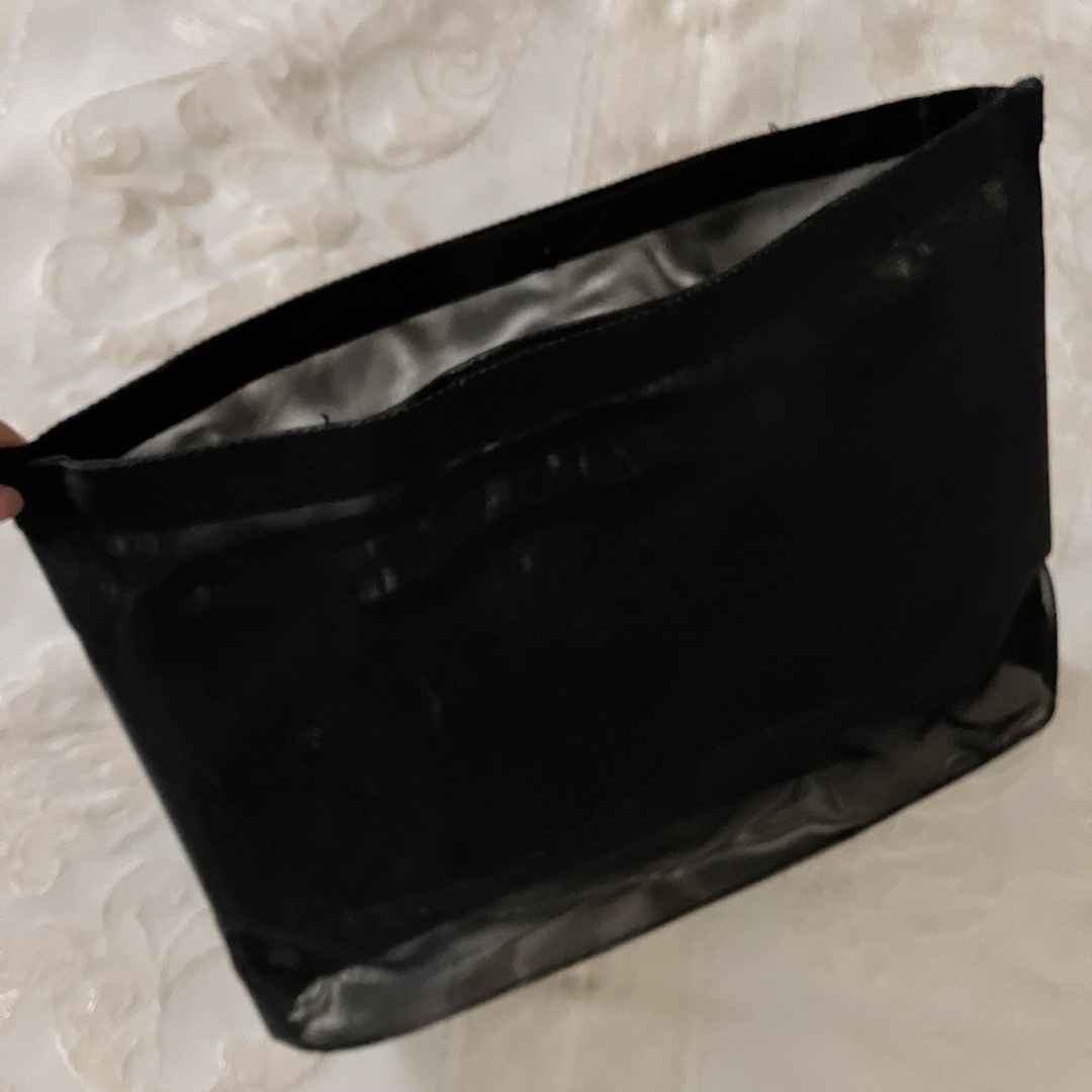 MUJI (無印良品)(ムジルシリョウヒン)の無印良品ナイロンメッシュバッグインバッグ ハンドメイドのファッション小物(バッグ)の商品写真