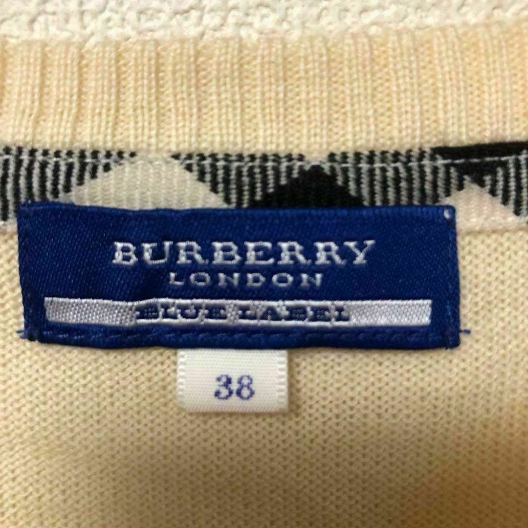 BURBERRY BLUE LABEL(バーバリーブルーレーベル)のBurberry blue label バーバリー　カーディガン　ウール 38 レディースのトップス(カーディガン)の商品写真