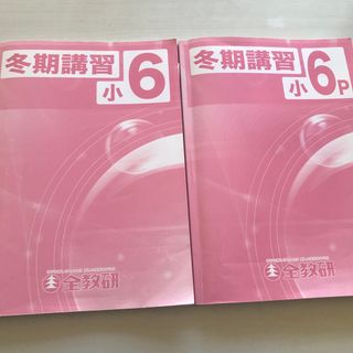 全教研　冬季講習　テキスト　小6(語学/参考書)