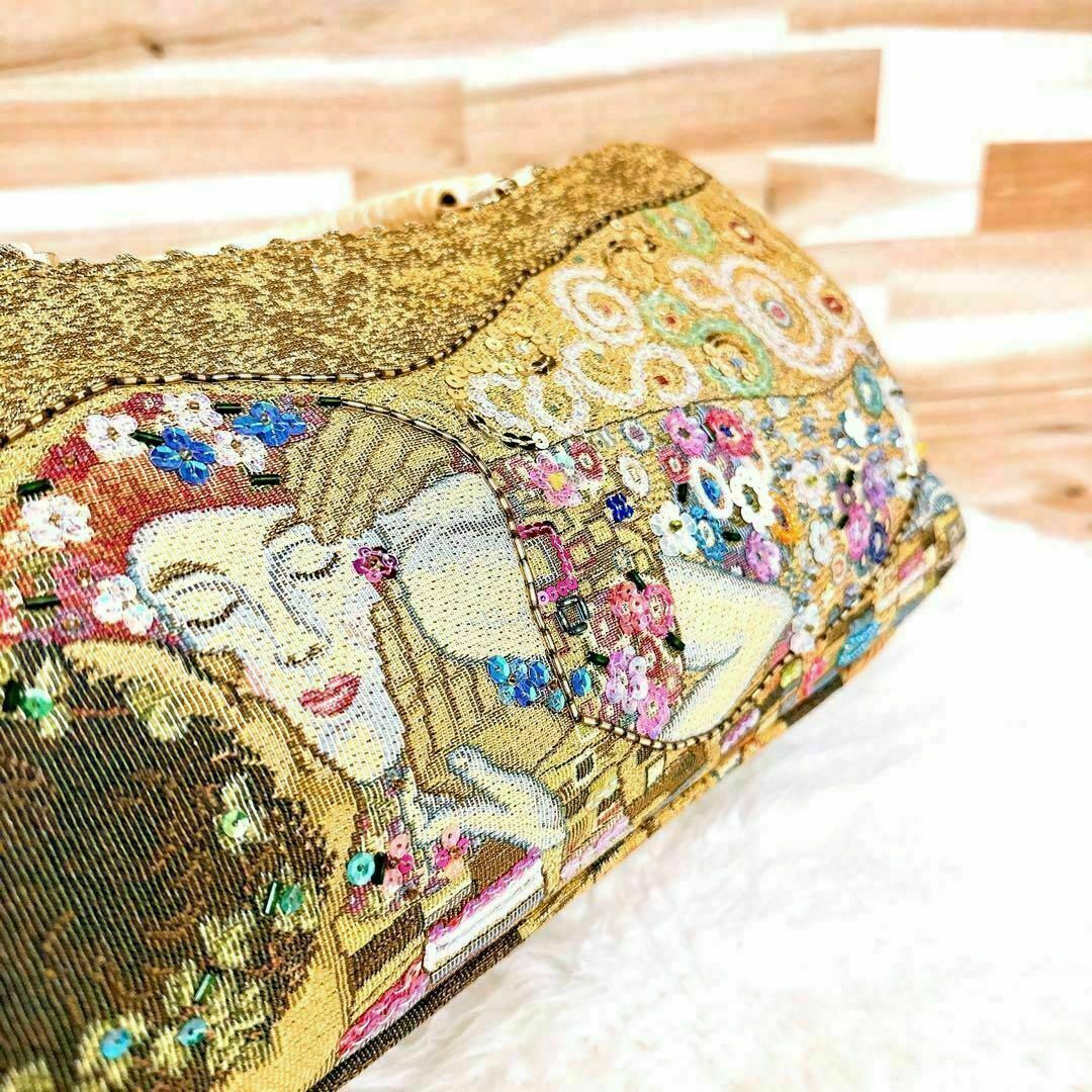 美品/高級感【シンクビー】ゴールデンクリムト ゴブラン トート 美品/高級感【シンクビー】ゴールデンクリムト ゴブラン トート