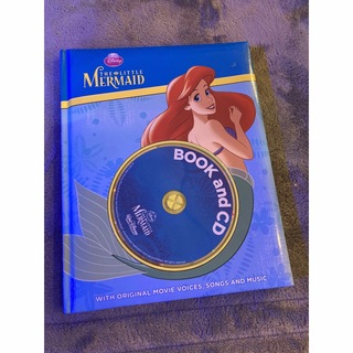 アリエル(アリエル)の英語絵本 Little Mermaid Book and CD Disney(絵本/児童書)