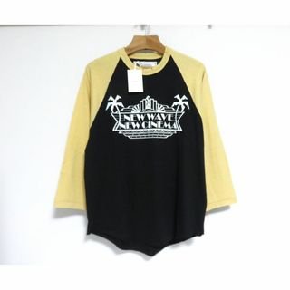 新品 DAIRIKU New Raglan Tee M ブラック イエロー(Tシャツ/カットソー(七分/長袖))