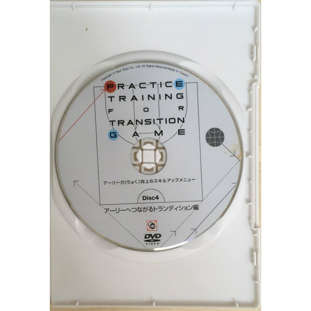 ［中古］PRACTICE TRAINING FOR TRANSITION GAME　アーリー力向上のスキルアップメニュー　倉田伸司［DVD］　※1～4巻セット／4巻のみジャケットなし　管理番号：20240329-2 エンタメ/ホビーのDVD/ブルーレイ(スポーツ/フィットネス)の商品写真