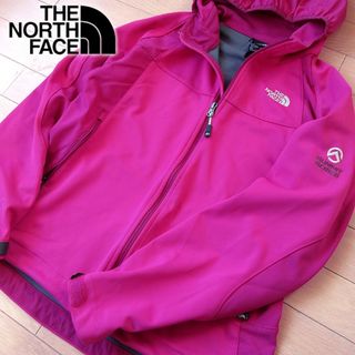 ザノースフェイス(THE NORTH FACE)の美品 M ノースフェイス レディース windstopper フーディジャケット(その他)