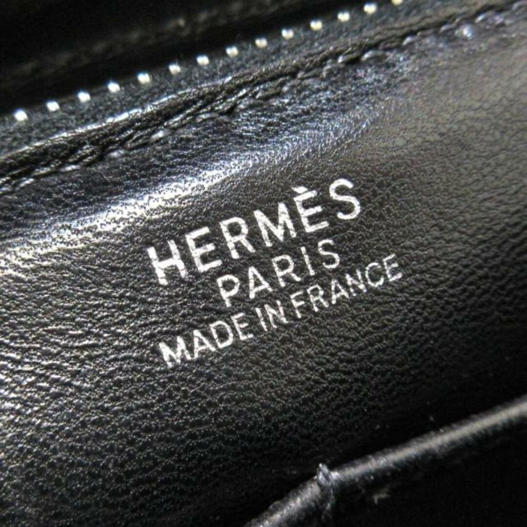 Hermes(エルメス)のHERMES(エルメス) ショルダーバッグ レディース ヨーバッグ 黒 キャンバス×レザー レディースのバッグ(ショルダーバッグ)の商品写真