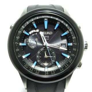 SEIKO - SEIKO(セイコー) 腕時計 ASTRON(アストロン) 7X52-0AB0 メンズ クロノグラフ/電波/GPS 黒