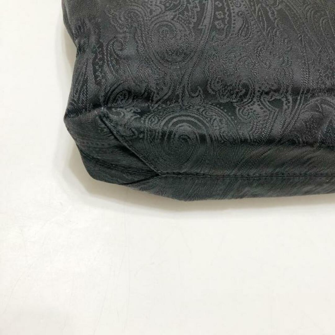 ETRO(エトロ)のETRO(エトロ) ショルダーバッグ - 黒 ペイズリー柄 ナイロン×レザー レディースのバッグ(ショルダーバッグ)の商品写真