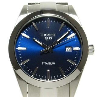 TISSOT - TISSOT(ティソ) 腕時計美品  ジェントルマン T127.410.44.041.00 メンズ チタン ブルー