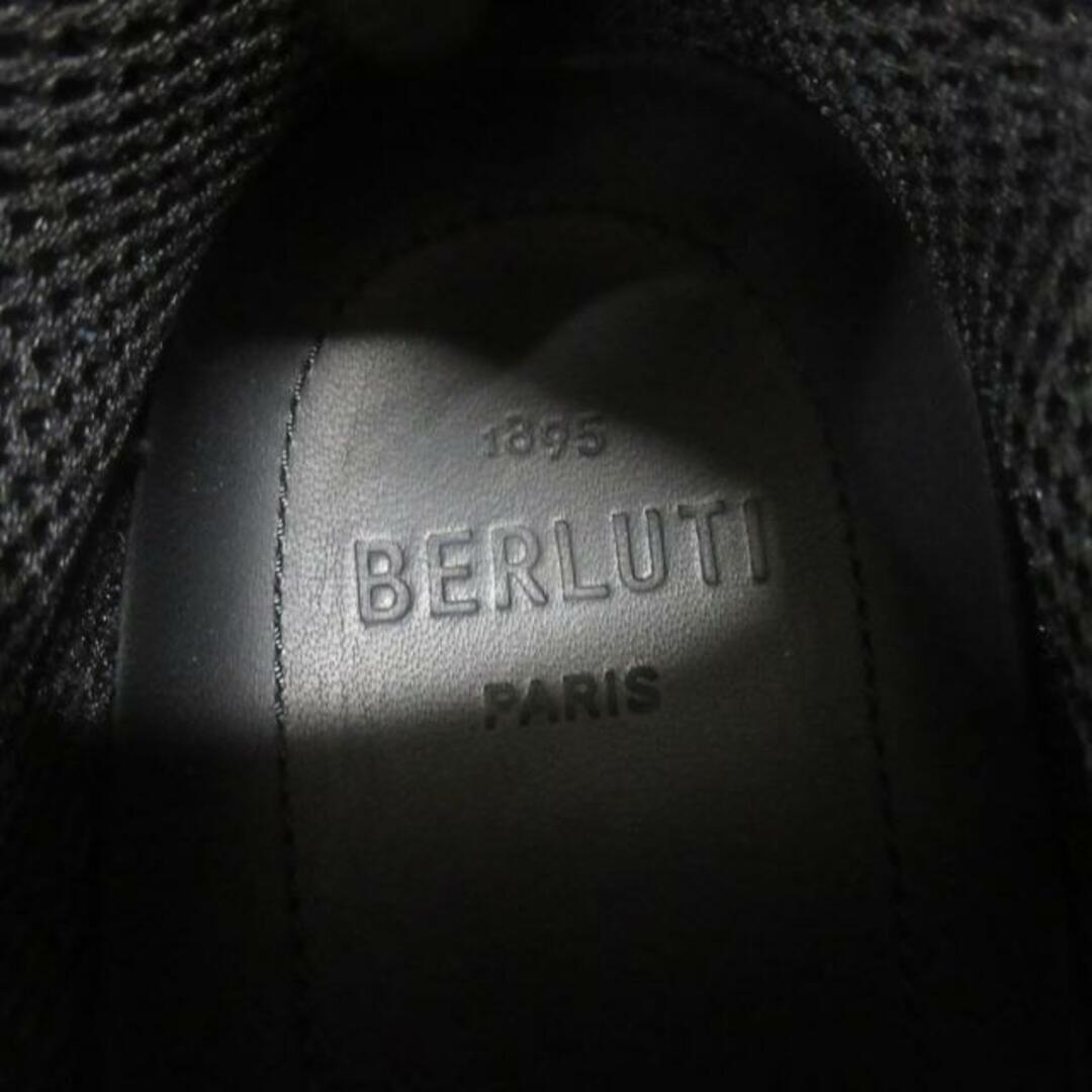 Berluti(ベルルッティ)のberluti(ベルルッティ) スニーカー 8 メンズ グラビティ S4781-002 ブルー×黒 レザー×化学繊維 メンズの靴/シューズ(スニーカー)の商品写真