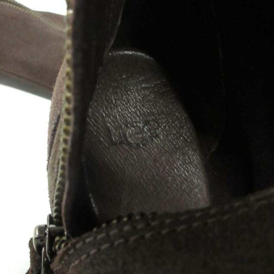 UGG(アグ)のUGG(アグ) ロングブーツ レディース - 1005952 ダークブラウン×ベージュ スエード×ムートン レディースの靴/シューズ(ブーツ)の商品写真