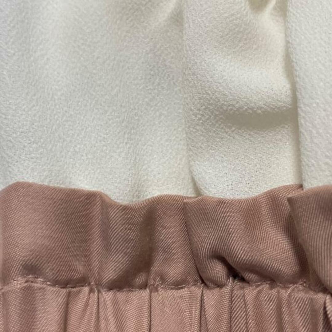 ANAYI(アナイ)のANAYI(アナイ) ワンピース サイズ36 S レディース 白×ピンク 半袖 レディースのワンピース(その他)の商品写真