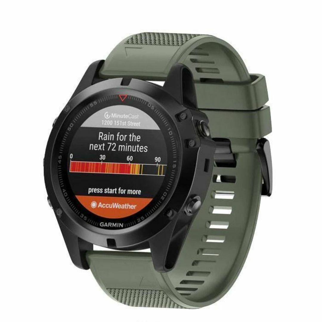 GARMIN Fenix ガーミン バンド オレンジ 26mm 0002-35 メンズの時計(ラバーベルト)の商品写真