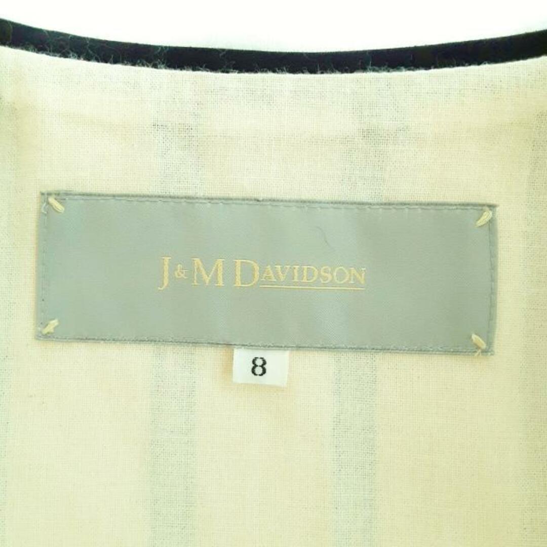 J&M DAVIDSON(ジェイアンドエムデヴィッドソン)のJ&MDavidson(ジェイ&エムデヴィッドソン) コート サイズ8 M レディース - アイボリー×ベージュ×黒 長袖/春/秋 レディースのジャケット/アウター(その他)の商品写真