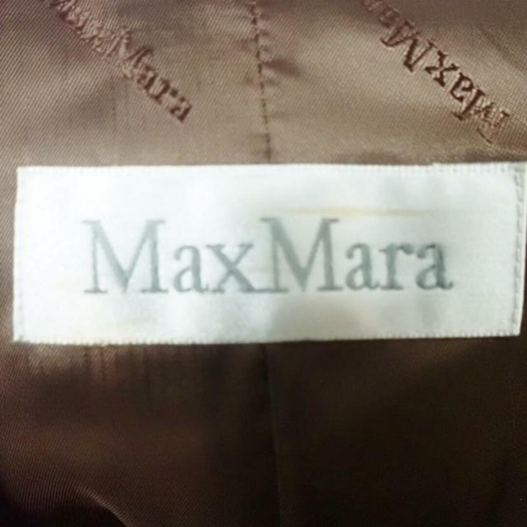 Max Mara(マックスマーラ)のMax Mara(マックスマーラ) コート サイズ40 M レディース - ダークブラウン レディースのジャケット/アウター(その他)の商品写真