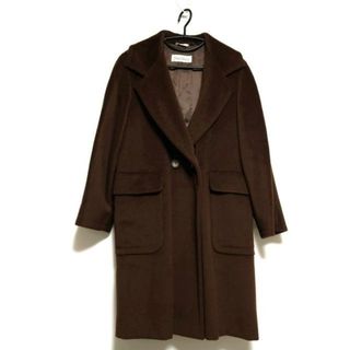 マックスマーラ(Max Mara)のMax Mara(マックスマーラ) コート サイズ40 M レディース - ダークブラウン(その他)