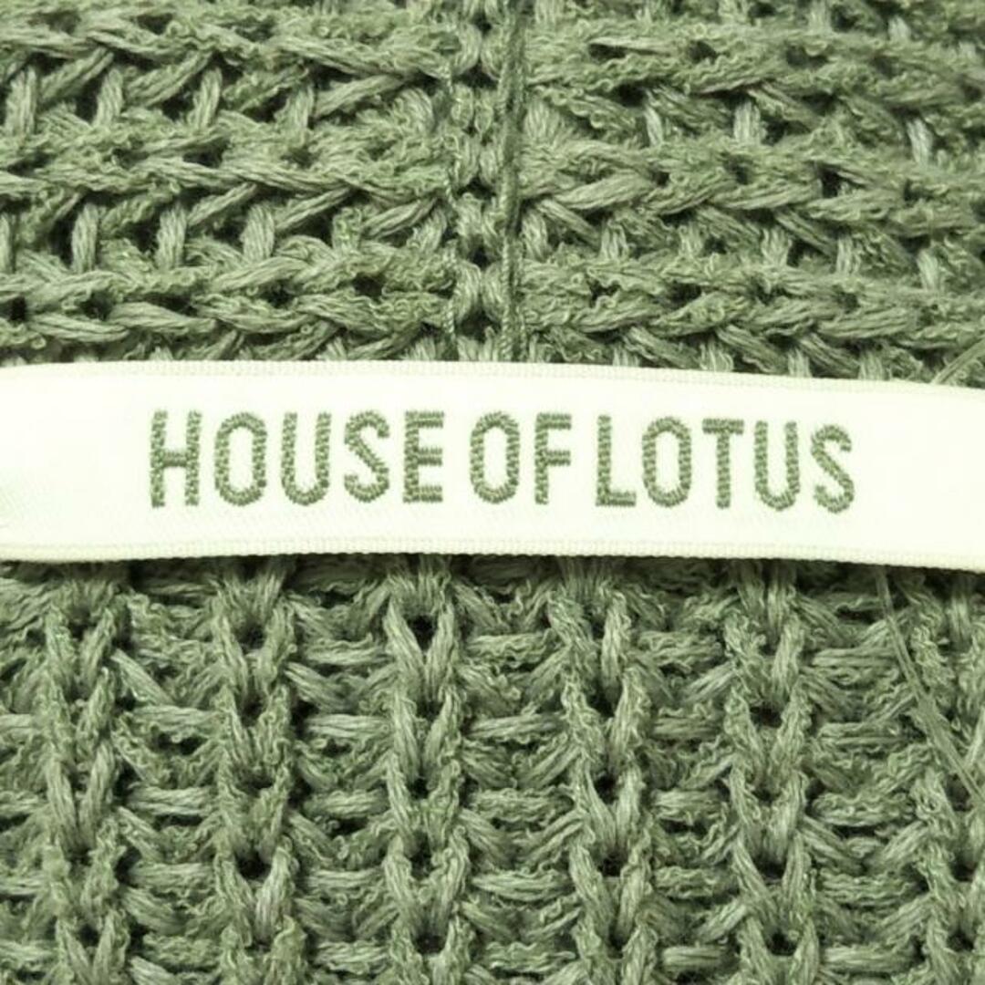 HOUSE OF LOTUS(ハウス オブ ロータス) コート サイズM レディース - グレー 長袖/ニット/春/秋 レディースのジャケット/アウター(その他)の商品写真