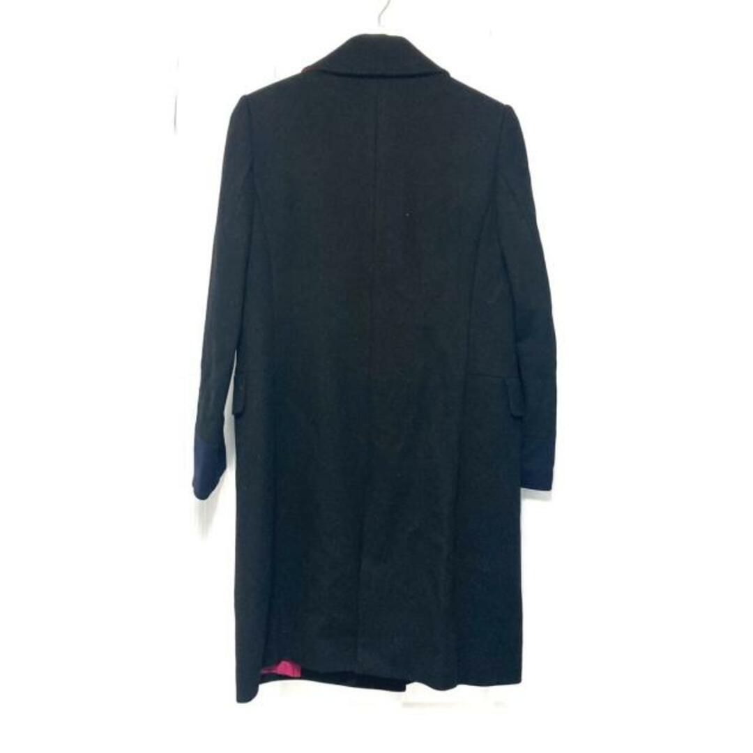 PaulSmith BLACK(ポールスミスブラック) コート サイズ40 M レディース - 黒×ダークネイビー 長袖/冬 レディースのジャケット/アウター(その他)の商品写真