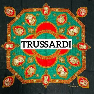 トラサルディ(Trussardi)の★TRUSSARDI★ ストール カメオ ブラック タグ無し(バンダナ/スカーフ)