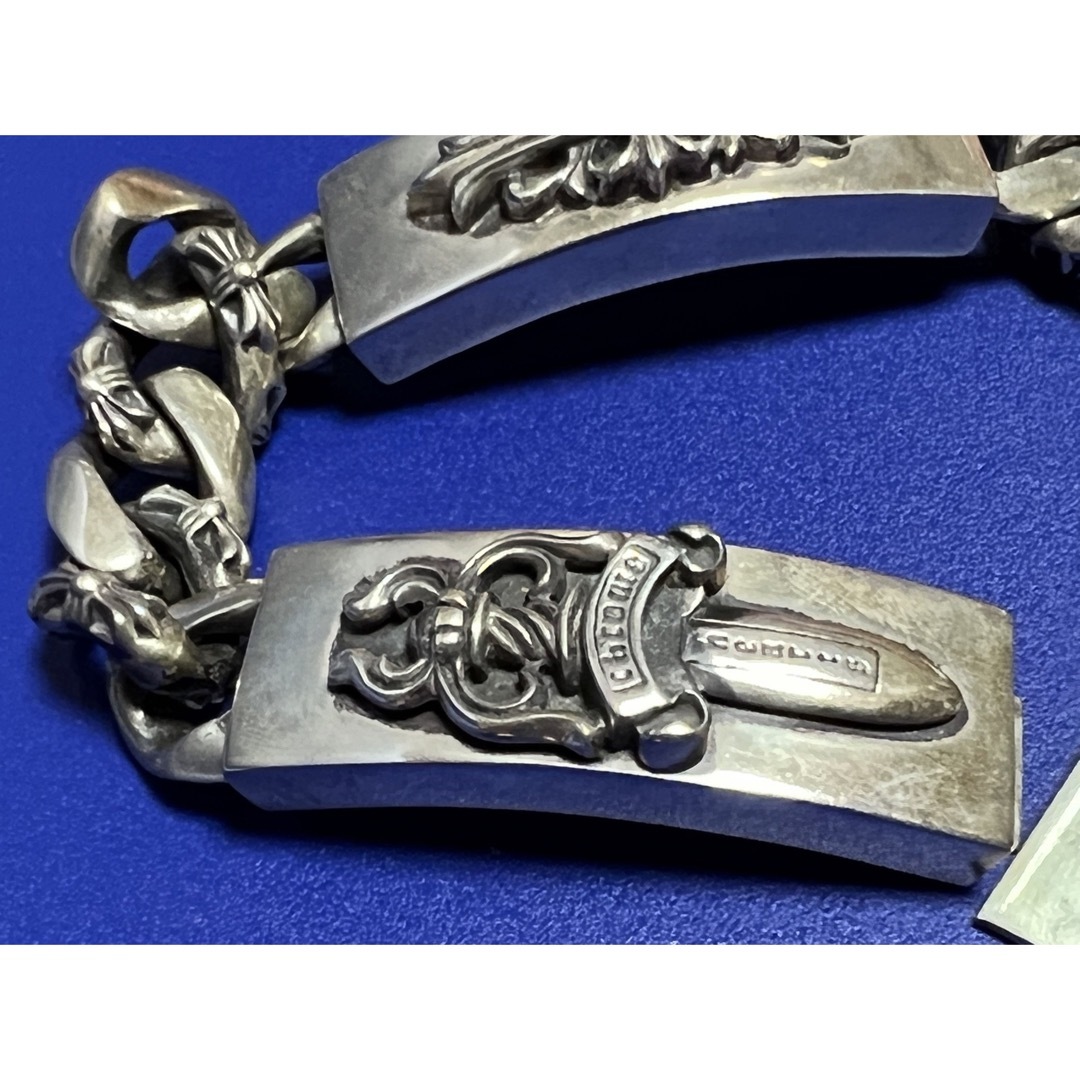 Chrome Hearts(クロムハーツ)のクロムハーツ　ダガーフローラルW IDブレスレット メンズのアクセサリー(ブレスレット)の商品写真