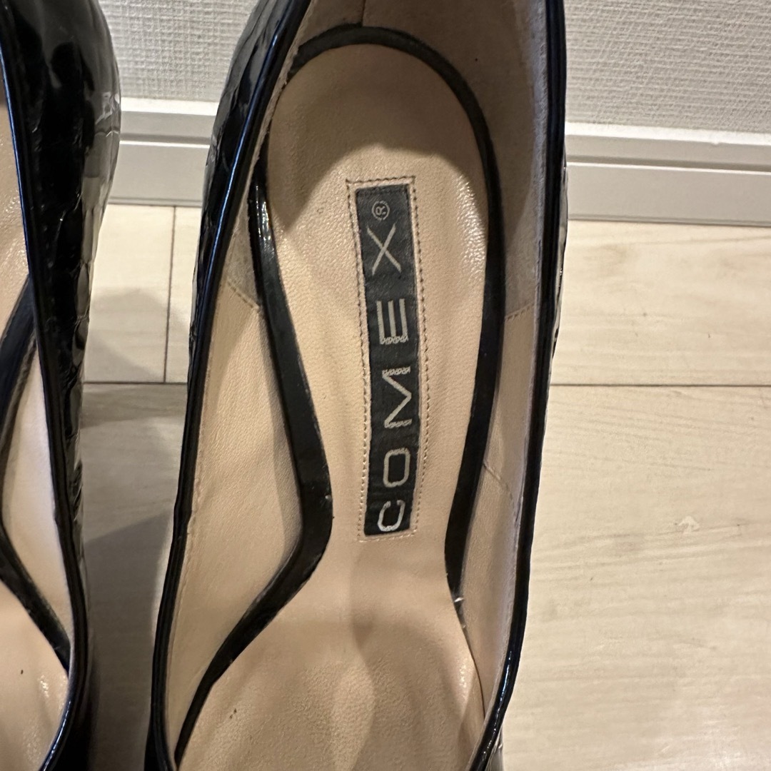 COMEX(コメックス)の極美品 コメックス COMEX 本革 パンプス ハイヒール ピンヒール レディースの靴/シューズ(ハイヒール/パンプス)の商品写真