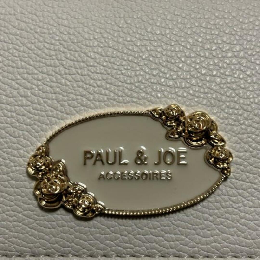 PAUL & JOE(ポールアンドジョー)のPaul&Joe(ポール&ジョー) ハンドバッグ美品  - 白 ACCESSOIRES 合皮 レディースのバッグ(ハンドバッグ)の商品写真