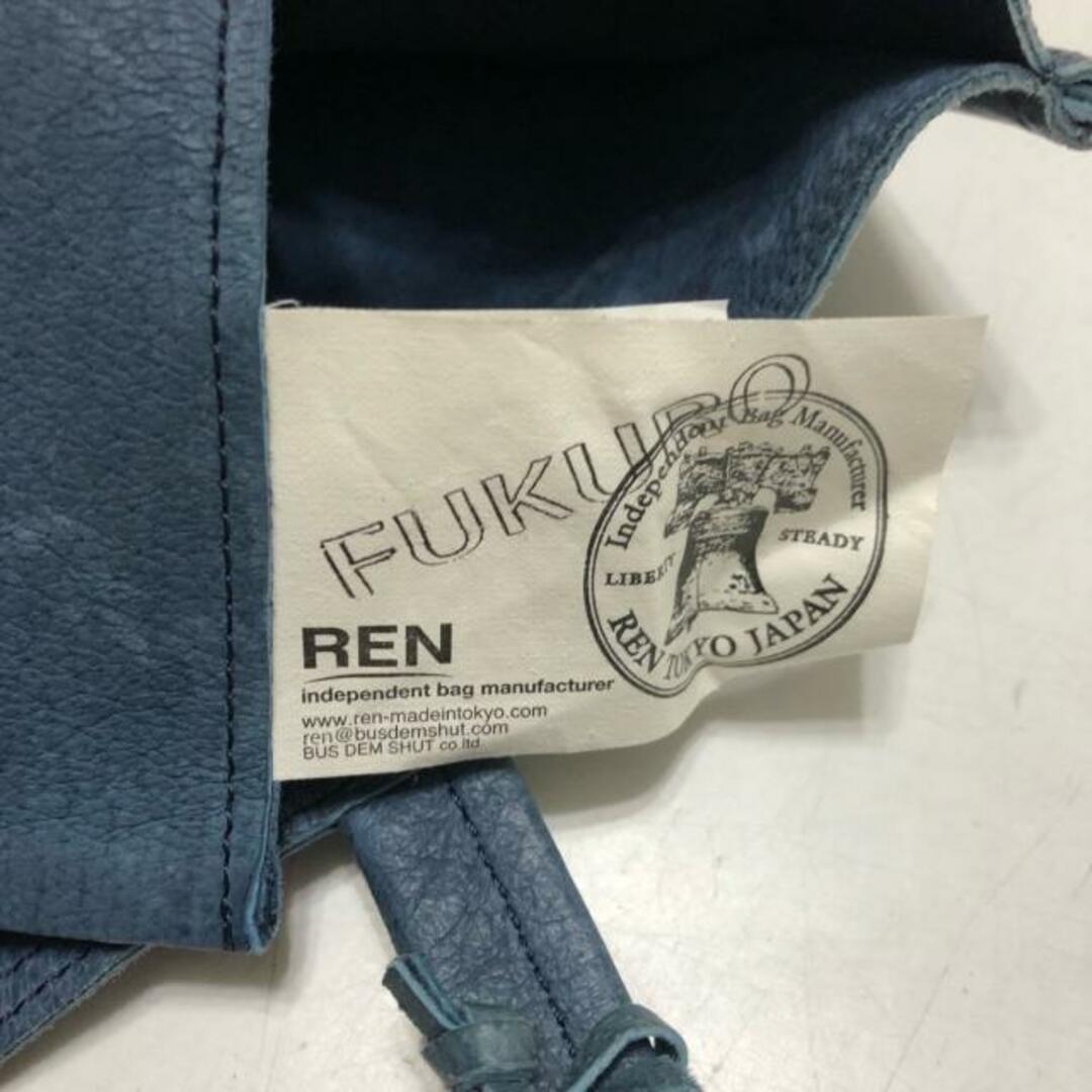 REN(レン)のREN(レン) トートバッグ - ブルーグレー レザー レディースのバッグ(トートバッグ)の商品写真