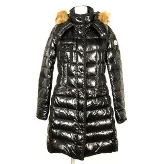 モンクレール(MONCLER)のMONCLER(モンクレール) ダウンコート サイズ1 S レディース ACERAS 黒 長袖/冬 【表地】ナイロン【中綿】ダウン(ダウンコート)