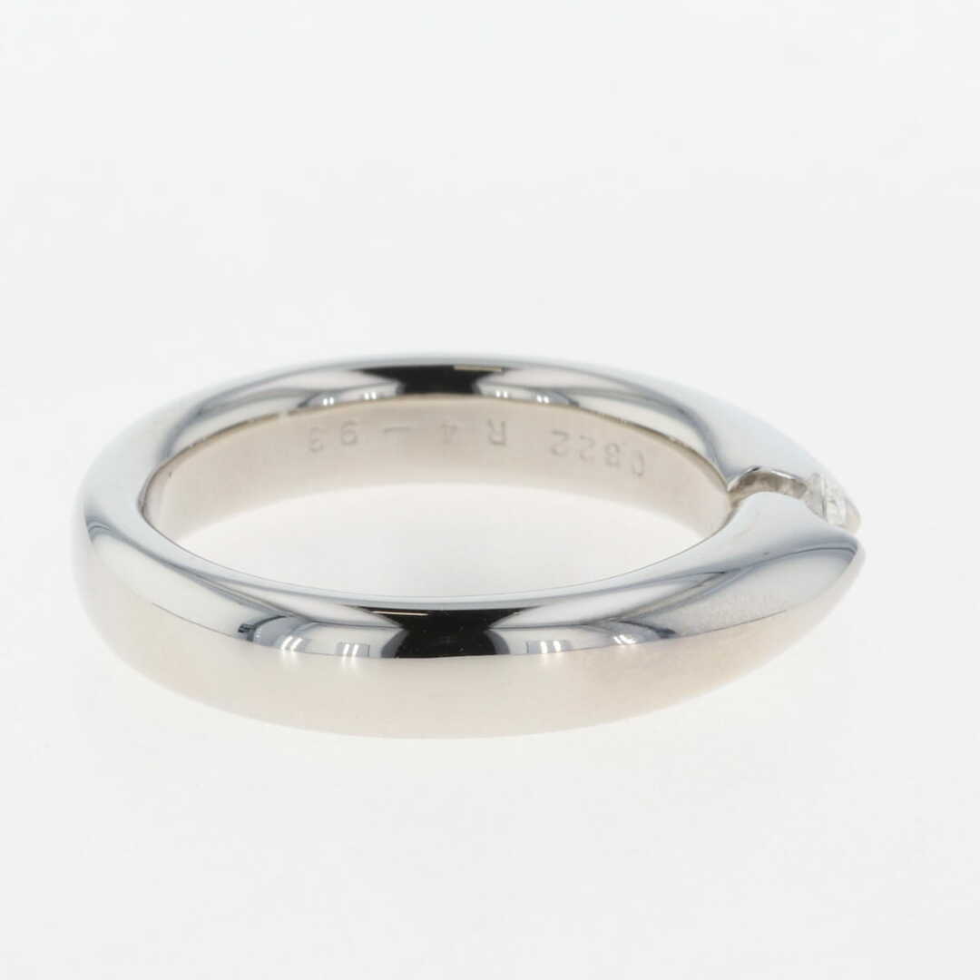 ダイヤモンド デザインリング 19.5号 Pt900 【中古】 メンズのアクセサリー(リング(指輪))の商品写真
