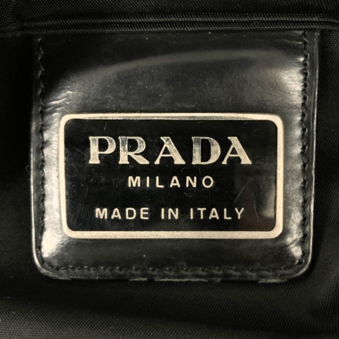 PRADA(プラダ)のPRADA プラダ   テスート 三角プレート ショルダーバッグ 斜め掛けバッグ ブラック 黒 ナイロン レディース ウィメンズ 【中古】 レディースのバッグ(ショルダーバッグ)の商品写真