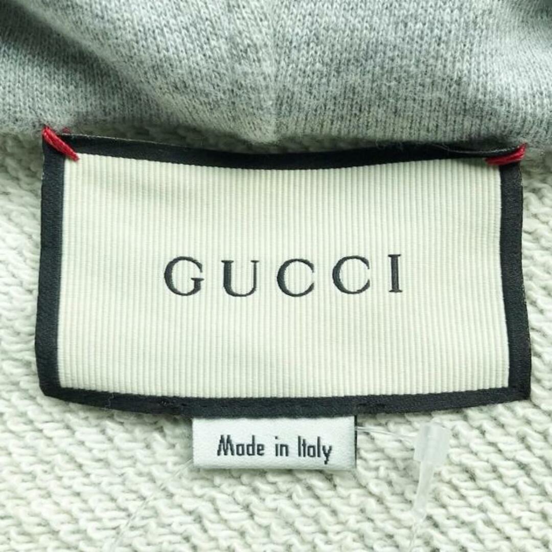 Gucci(グッチ)のGUCCI(グッチ) パーカー サイズXS メンズ - 497250 グレー 長袖 メンズのトップス(パーカー)の商品写真