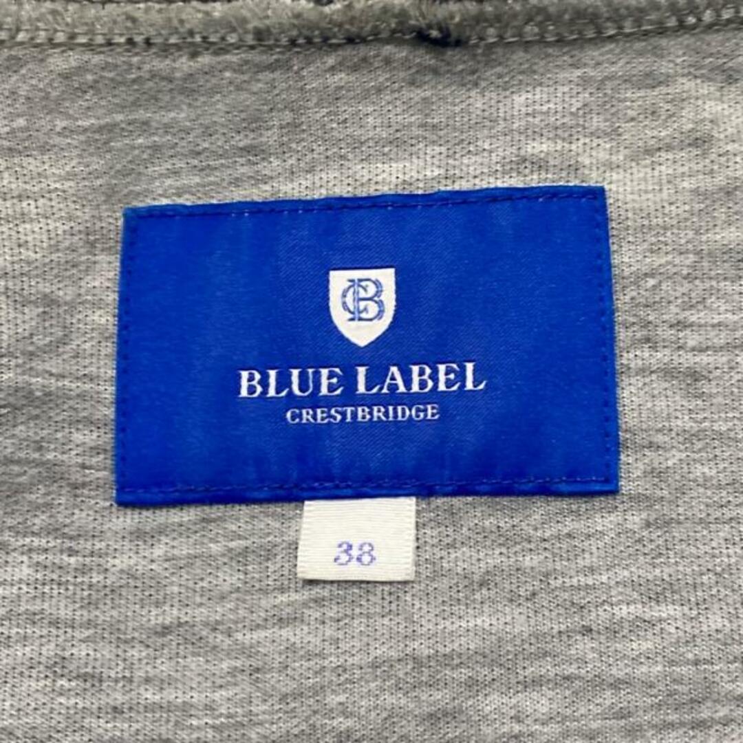 BLUE LABEL CRESTBRIDGE(ブルーレーベルクレストブリッジ)のBLUE LABEL CRESTBRIDGE(ブルーレーベルクレストブリッジ) コート サイズ38 M レディース - 黒 長袖/春/秋 レディースのジャケット/アウター(その他)の商品写真