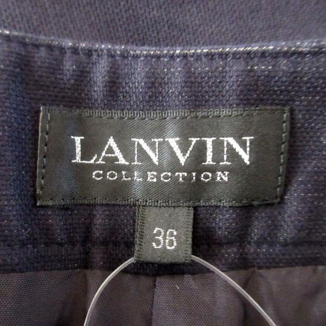 LANVIN COLLECTION(ランバンコレクション)のLANVIN COLLECTION(ランバンコレクション) パンツ サイズ36 S レディース - ダークネイビー フルレングス レディースのパンツ(その他)の商品写真