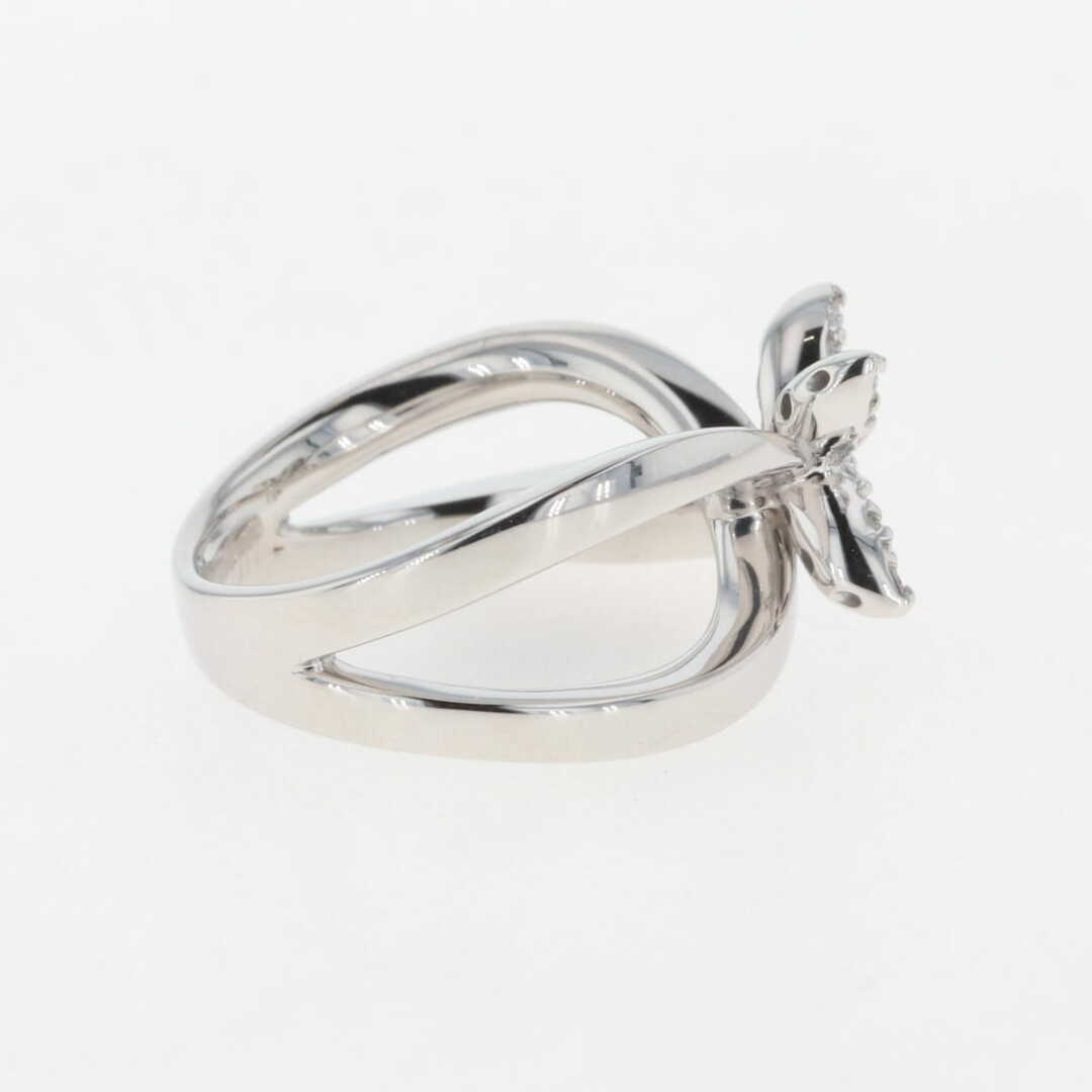 メレダイヤ デザインリング 3号 K18 【中古】 レディースのアクセサリー(リング(指輪))の商品写真