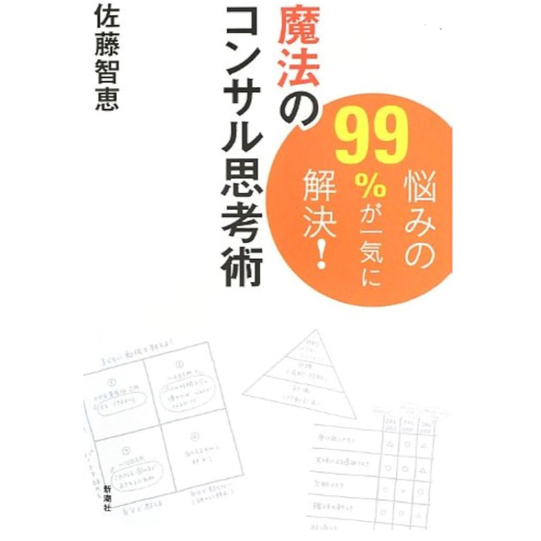 新潮社(シンチョウシャ)の「悩みの99%が一気に解決!魔法のコンサル思考術」新潮社 エンタメ/ホビーの本(ビジネス/経済)の商品写真