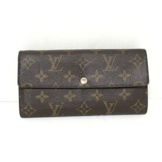 ルイヴィトン(LOUIS VUITTON)のLOUIS VUITTON(ルイヴィトン) 長財布 レオパードコレクション ポルトフォイユサラ M60104 ブルーアンフィニ モノグラム･キャンバス(財布)