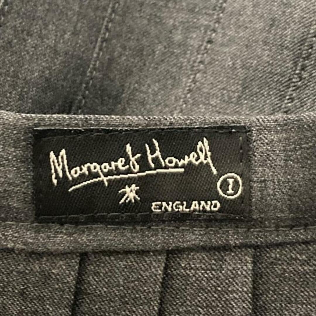 MARGARET HOWELL(マーガレットハウエル)のMargaretHowell(マーガレットハウエル) 巻きスカート サイズ1 S レディース美品  - ダークグレー ひざ丈/プリーツ レディースのスカート(その他)の商品写真