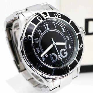 ドルチェアンドガッバーナ(DOLCE&GABBANA)の《人気》ドルチェ＆ガッバーナ 腕時計 ブラック 回転ベゼル メンズ i(腕時計(アナログ))