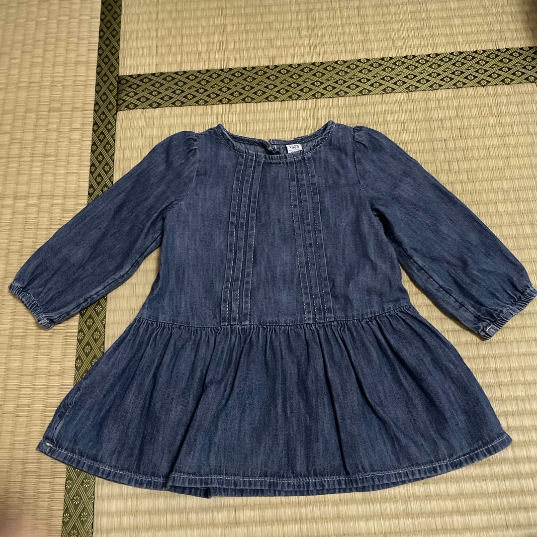 babyGAP(ベビーギャップ)のデニムワンピース（ベビー） キッズ/ベビー/マタニティのベビー服(~85cm)(ワンピース)の商品写真